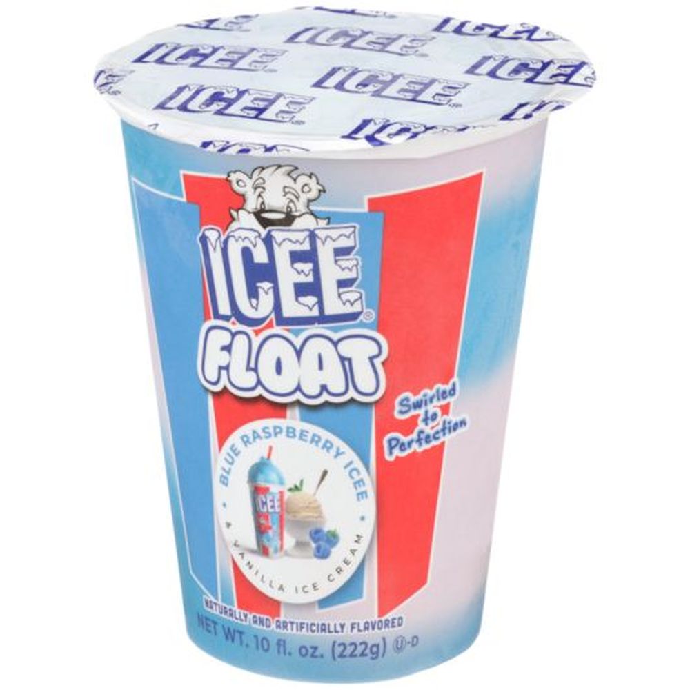 ICEE flOAT : Blue Raspberry & Vanilla Ice Cream