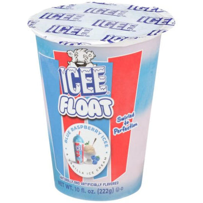 ICEE flOAT : Blue Raspberry & Vanilla Ice Cream