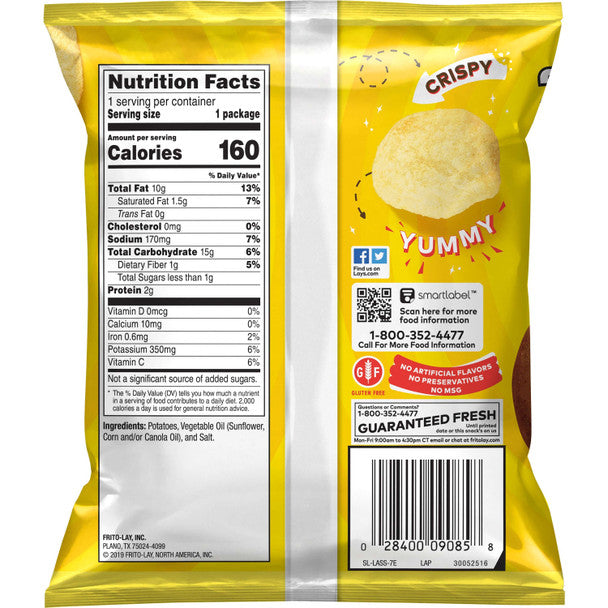 Lays Classic Potato Chip 1.oz