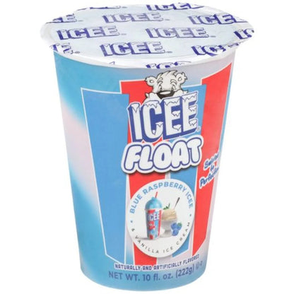 ICEE flOAT : Blue Raspberry & Vanilla Ice Cream