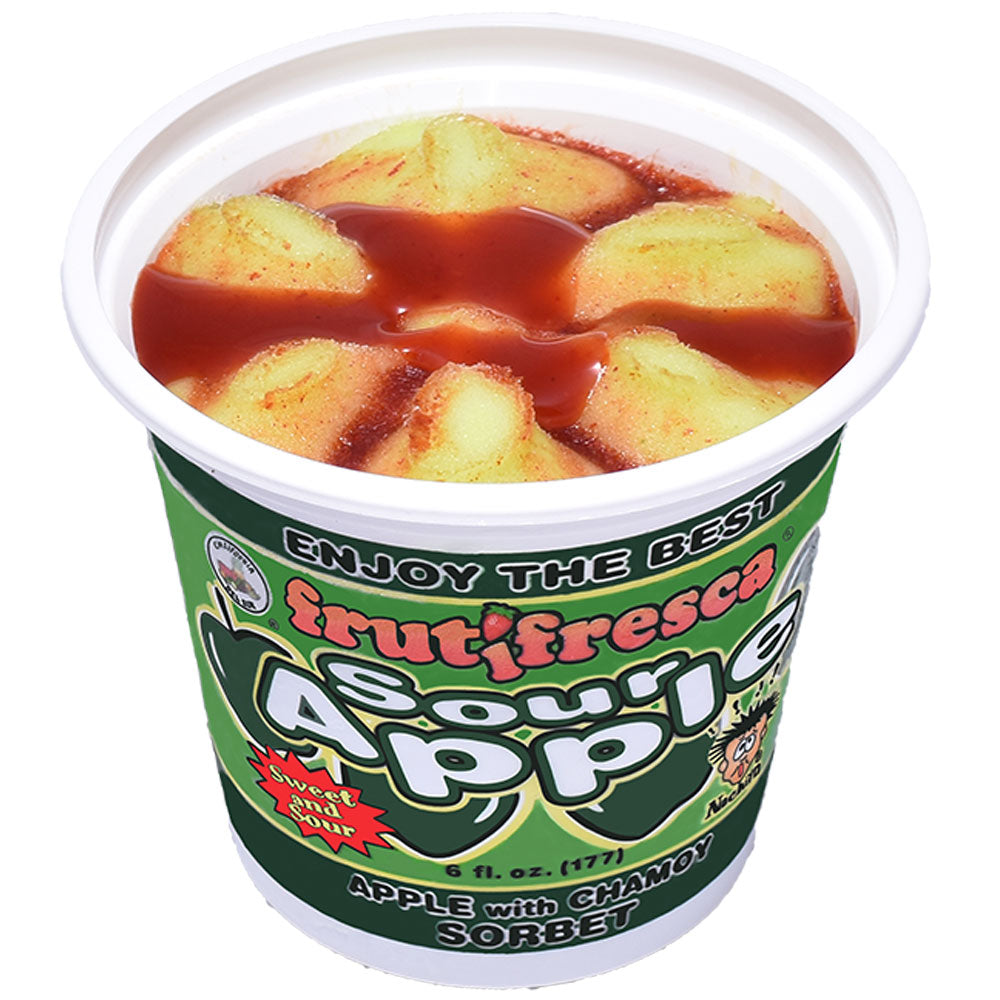 Sour Apple sorbet / with Chamoy