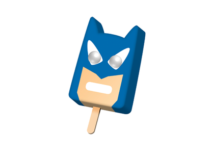Batman Novelty face -- Ice Cream Bar