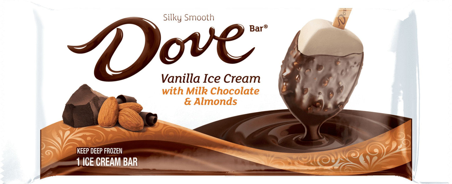 Dove Ice Cream Chocolate & almonds Premium Bar