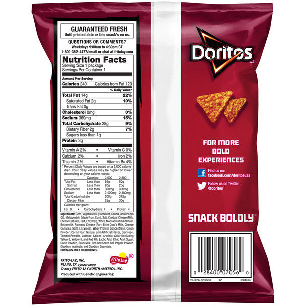 Doritos Nacho Cheese 1.75oz