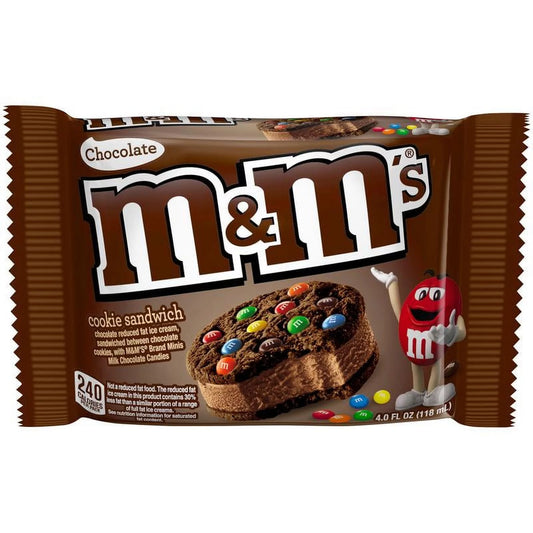 M&M chocolate sandwich