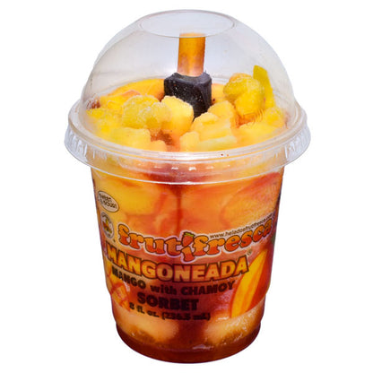 Mangoniada with tamarindo stick