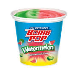 Watermelon Bombpop cup : Watermelon Lime