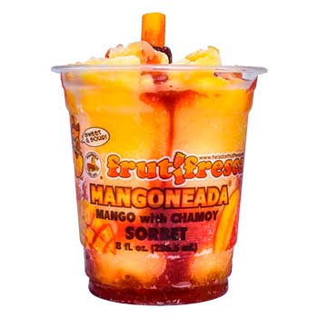 Mangoniada with tamarindo stick