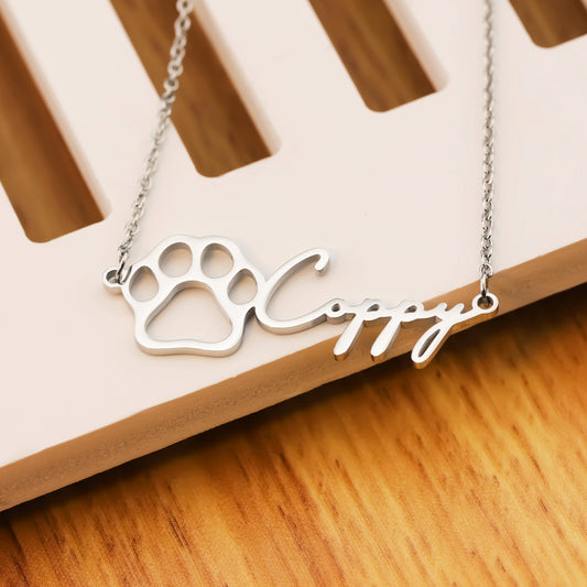 Pawprint Charm Necklace