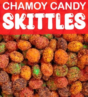 Sweet & Spicy: Chamoy Covered Skittles Edition!