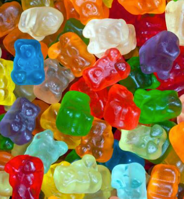 Chubby Chamoy Bears // fruit flavors